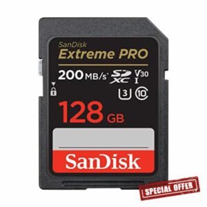 SanDisk 128GB Extreme PRO SDXC card + RescuePRO Deluxe