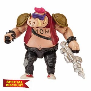Teenage Mutant Ninja Turtles: Mutant Mayhem 4.5-Inch Bebop Basic Action Figure. Ideal present for boys 4 to 7 years and TMNT fans!