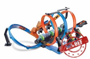Hot Wheels Track Set and Toy Car