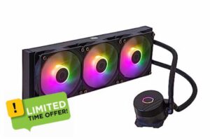 Cooler Master MasterLiquid 360L Core ARGB CPU Liquid Cooler - Dual Chamber Gen S Pump