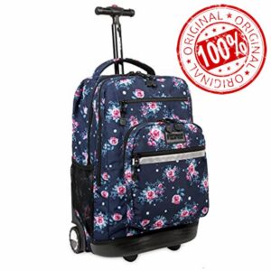 J World New York Unisex Sundance Rolling Backpack (pack of 1)