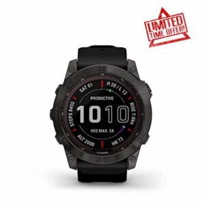 Garmin Fenix 7X Sapphire Solar Black/Slate Grey Titanium