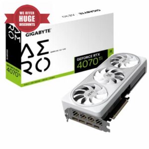 Gigabyte GeForce RTX 4070 Ti AERO OC 12GB Graphics Card - 12GB DDRX6 21Gbps 192bit