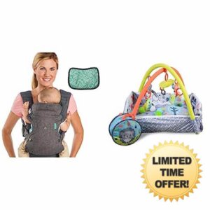 Infantino Flip Advanced 4-in-1 Carrier with Bib - Ergonomic
