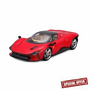 Bburago 16912R Ferrari Signature-Daytona SP3-1:18 Scale Vehicle Reproduction-Red-Collectable Children's Toy from 14 Years