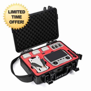 STARTRC Mini 3/Mini 3 Pro Case Waterproof Hard Carrying Case for DJI Mini 3/Mini 3 Pro Accessories (Mini 3/Mini 3 Pro RC)