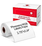 Phomemo 1 Rolls Transparent Thermal Label, Multifunctional Self-Adhesive Transparent Label 40mm*3...
