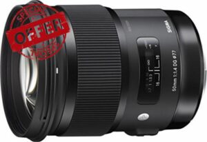 Sigma 311101 50mm F1.4 DG HSM Art Lens for Canon