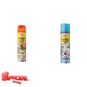Zero In ZER905 Total Insect Killer & ZER968 Bed Bug Killer Spray 300 ml