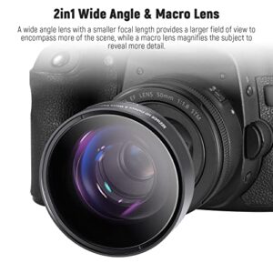 18mm Focus Compatible with Canon EOS Kiss M2 EOS RP EOS R10