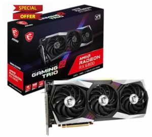 MSI Radeon RX 6800 Gaming Z Trio 16G V1 (16GB GDDR6/PCI Express 4.0/2155MHz/16000MHz)