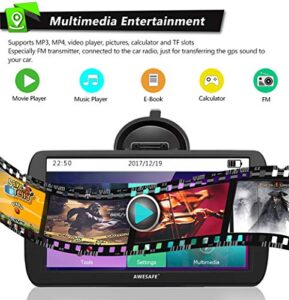 9 inch Truck Satnav Europe UK Ireland Maps GPS Navigation for Car Truck Lorry HGV Caravan Motorhome