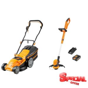 LawnMaster 1800W Electric Lawn Mower with 40cm cutting width