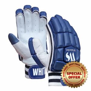 whitedot Capital Black Cricket Batting Gloves Men's