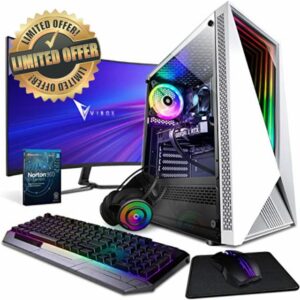 Vibox VIII-90 Gaming PC - 27" 165Hz Curved Monitor Bundle - Intel i9 11900KF Processor - Nvidia RTX 4060 Ti 8GB Graphics Card - 32GB RAM - 1TB NVMe SSD - 700W PSU - Windows 11 - WiFi
