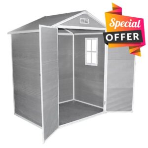 Panana Plastic Garden Storage Outdoo Shed House