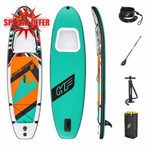 Hydro-Force Inflatable Stand Up Paddle Board | Complete Set with Hand Pump