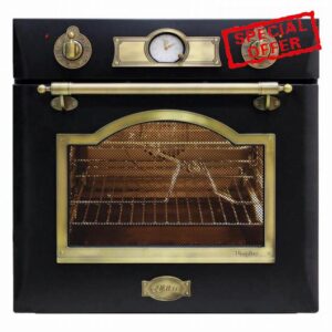 Kaiser EH 6355 Em | Empire Electric Single Oven | 67L Vintage Black Multi-Functional Oven            [Energy Class A]