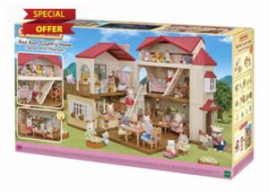 Sylvanian Families 5716 Red Roof Country Home -Secret Attic Playroom- Dollhouse Playsets