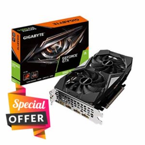 Gigabyte GeForce GTX 1660 Ti OC 6G 192-bit GDDR6 DisplayPort 1.4 HDMI 2.0B with Windforce 2X Cooling System Graphic Cards- Gv-N166TOC-6GD
