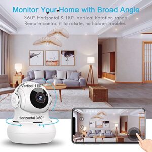 Pet Dog Baby Monitor Camera with Human/Motion/Sound Detection
