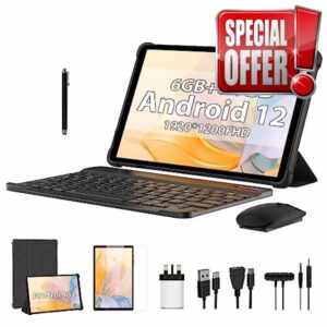 TOSCiDO Tablet 10 Inch Android 12 Octa Core 2.0Ghz