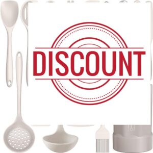 Silicone Cooking Utensils Set - 446°F Heat Resistant Kitchen Utensils