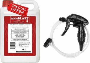 Rootblast Total Weedkiller 4L Extra Strong Glyphosate Weed Killer Spray Quick & Easy Application
