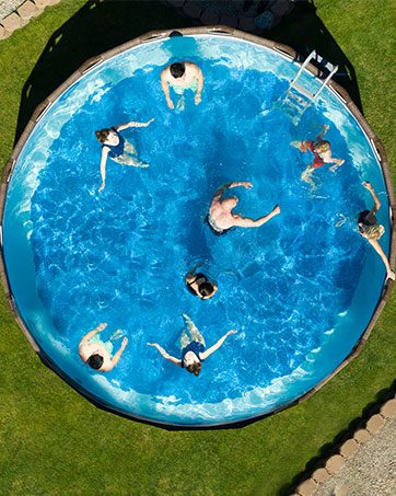 pool, paddling pool, kids paddling pool, paddling pool with slide, 7ft swimming pool