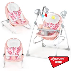 COSTWAY 2-in-1 Baby Swing