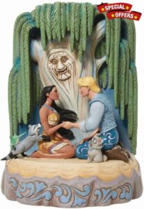 Disney Traditions Pocahontas Carved By Heart Figurine - Listen to Your Hea