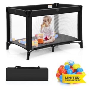 COSTWAY Travel Cot