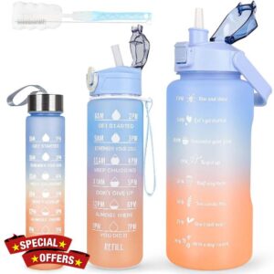CodiCile 3 Pack Water Bottle 2L+750ml+200ml