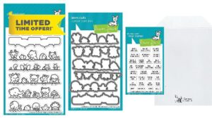 Lawn Fawn Simply Celebrate More Critters 4"x6" Clear Stamp Set