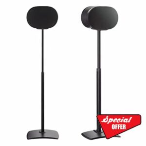 Sanus Height Adjustable Speaker Stands for Sonos Era 300 Pair WSSE3A2