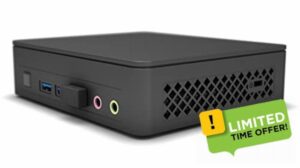 Intel NUC 11 Essential Kit - NUC11ATKPE UCFF Black N6005 2 GHz