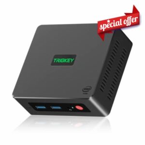 TRIGKEY G4 Mini Computer 12th Gen Intel N100 4C/4T 16G DDR4 500G M.2 PCIE1 SSD Mini PC W11 Desktop PC