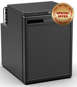 Shield Autocare 43L DC 12/24V/240v Campervan Caravan Motorhome Compressor Refrigerator Freezer Black            [Energy Class A]