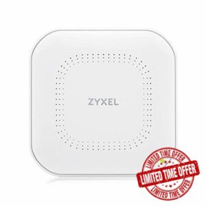 Zyxel Multi-Gig WiFi 6 AX3000 PoE Access Point for Small Businesses | 2.5G PoE Uplink with 3x3 + 2x2 MU-MIMO Antenna | NebulaFlex Cloud [NWA90AX Pro]