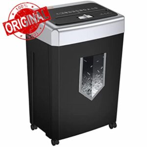 Bonsaii 15-Sheet Cross Cut Paper Shredder for Office