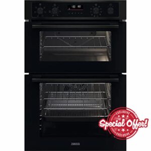 Zanussi Series 40 Airfry Built-in Double Oven With Catalytic Cleaning - Black