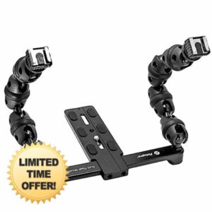 Fotopro DMM-903 Macro Twin Flash Flexible/Articulating Arms Bracket - Flexible