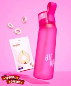 Deals Bazaar Ltd/Air Up Water Bottle-650ml/Flavoured Water Bottle with Pods/Various Colour Available/BPA Free/0 Calories/Tristan - Hot Pink