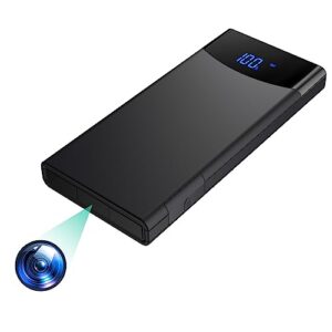 10000mAh Mini Hidden Camera 64GB HD 1080P Portable Powerbank Camera with Motion Detection