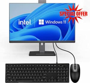 27inch All In One PC FHD Desktop Computer Rotatable Screen With Intel Core I7-4785T(Up to 3.20Ghz) Windows 11 Pro