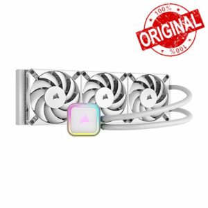 CORSAIR H150i RGB ELITE Liquid CPU Cooler - 360mm AIO - AF120 ELITE PWM Fans - Intel® LGA 1700