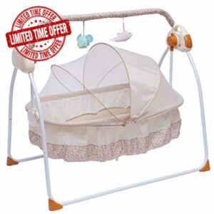 Auto-Swing USB Electric Bluetooth Baby Crib Cradle Infant Rocker Sleep Bed Baby