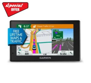 REFURBISHED GARMIN 51LMT USA SATNAV WITH LATEST MAPS INSTALLED - AMERICA & CANADA GPS - FREE LIFETIME MAP UPDATES - INCLUDES IN CAR CHARGER AND WINDSCREEN MOUNT