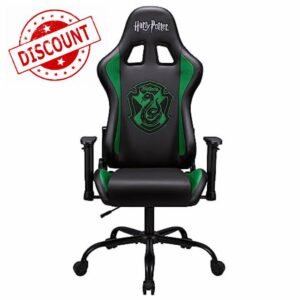 Harry Potter - Official Ergonomic Gamer Chair Adjustable Back and Armrests - Officially licensed adult gaming chai