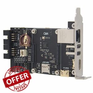 Geekworm X650 Open Source KVM Over IP Kit PCIe Version for Raspberry Pi Compute Module 4 (CM4)